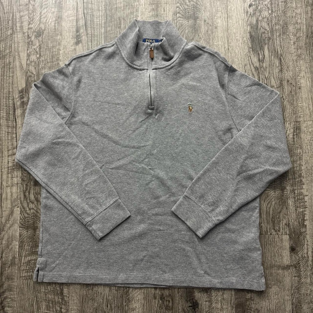Polo Ralph Lauren 1/4 Zip Pullover Sweater Preppy Pony
